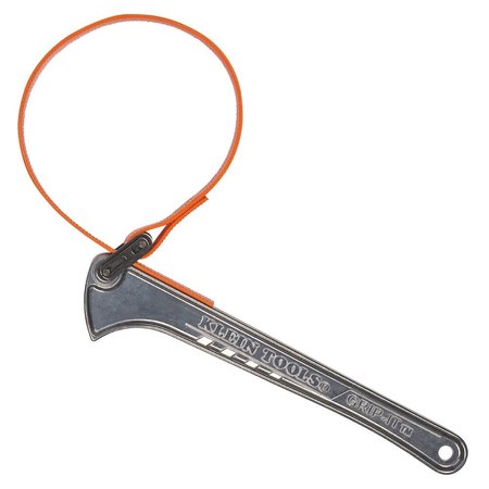 KLEIN TOOLS Grip-It Strap Wrench, 1-1/2 to 5-Inch, 12-Inch Handle S12HB